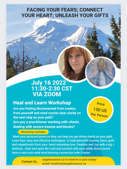 Facing Fears; Connect Your Heart; Unleash Your Gifts